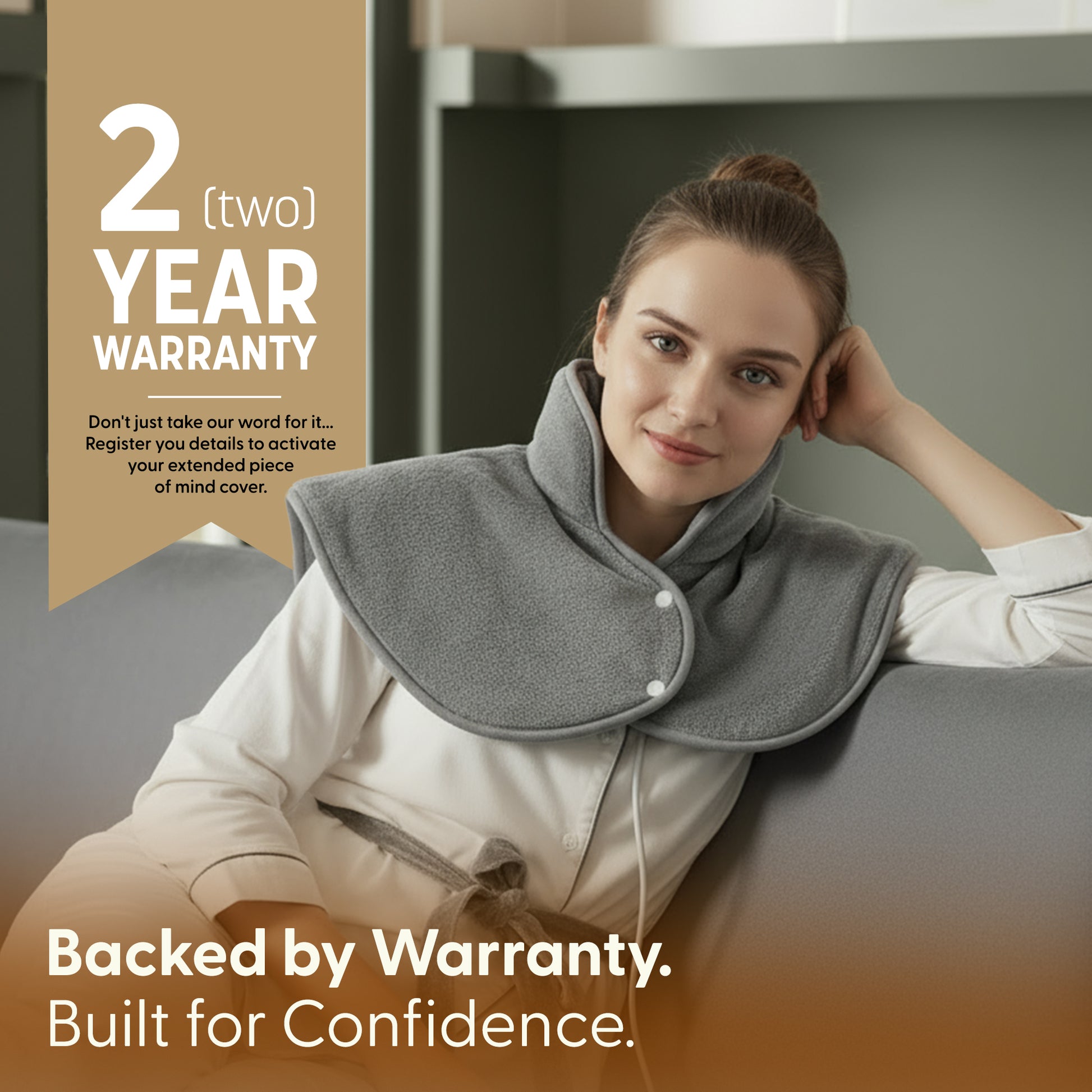 Electric Heating Pad 9 Temp Levels Auto Off