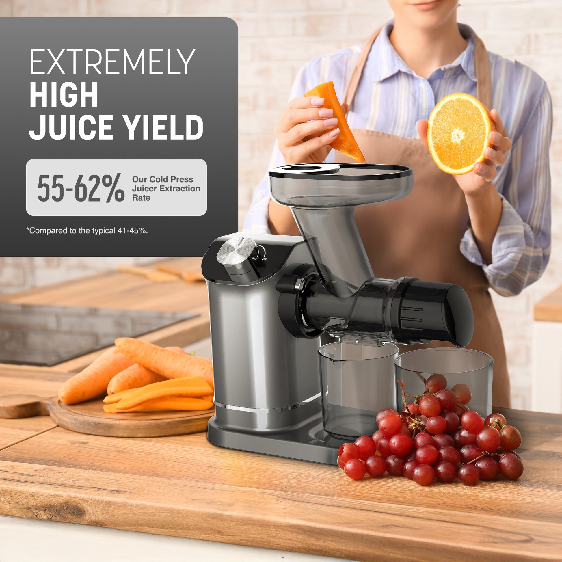 Cold Press Juicer Machine - Slow Masticating Juicer – image 10
