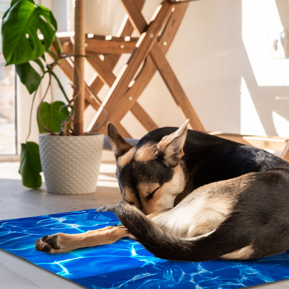 FurDreams Pineapple Pet Cooling Mat – Waterproof Gel Pillow Pad for Dogs and Cats, 75x120cm – Prevent Overheating and Keep Cool During Summer Rest