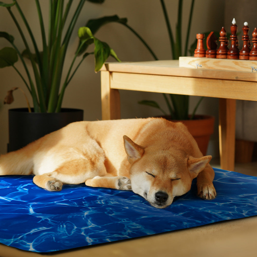 FurDreams Pineapple Pet Cooling Mat – Waterproof Gel Pillow Pad for Dogs and Cats, 75x120cm – Prevent Overheating and Keep Cool During Summer Rest