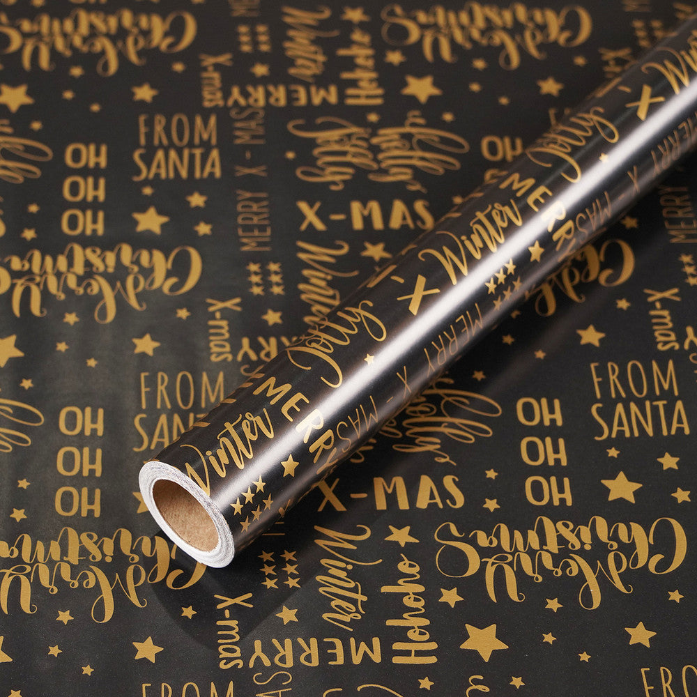 Kraft & Co 4 Pack 44cm x 5M of Gift Wrapping Paper, Quality Festive Designed Kraft Paper, Eco-Friendly, Recyclable Wrapping Paper Ideal for Gifts, Arts & Crafts (20M Total) – image 14