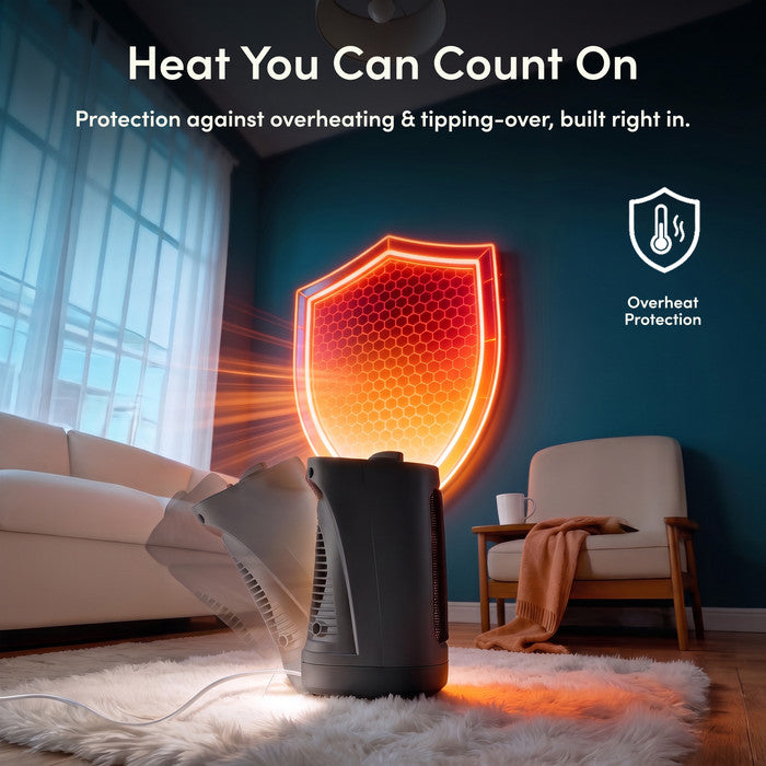 1500W Oscillating Ceramic Electric Heater