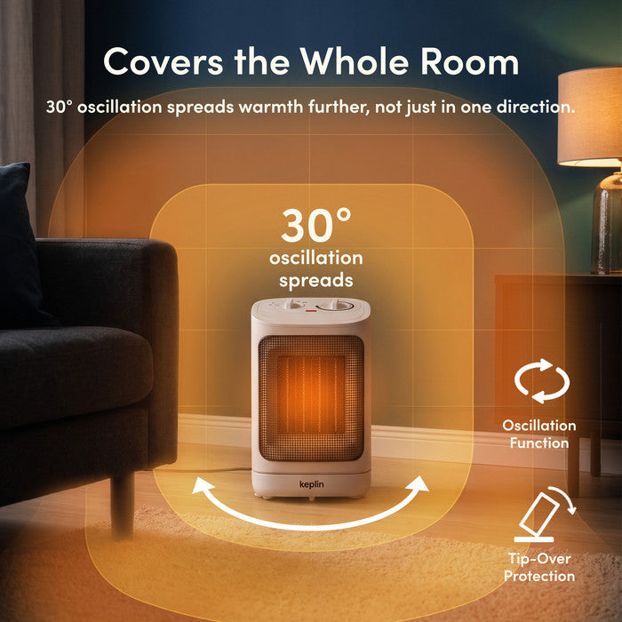 Oscillating Space Heater - 1500W