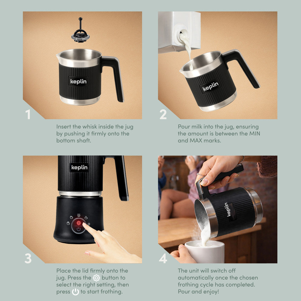 5-in-1 Automatic Electric Milk Frother – image 8