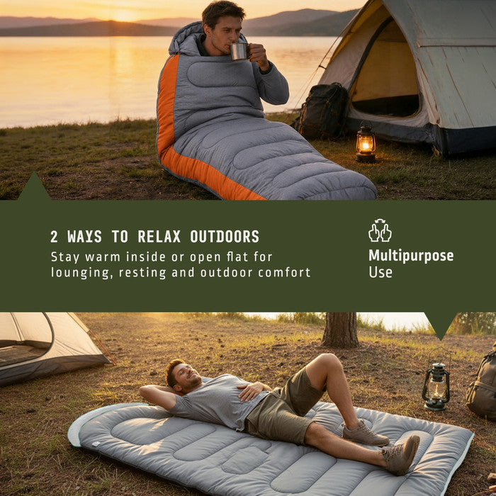 Adults Sleeping Bag for Camping & Backpacking