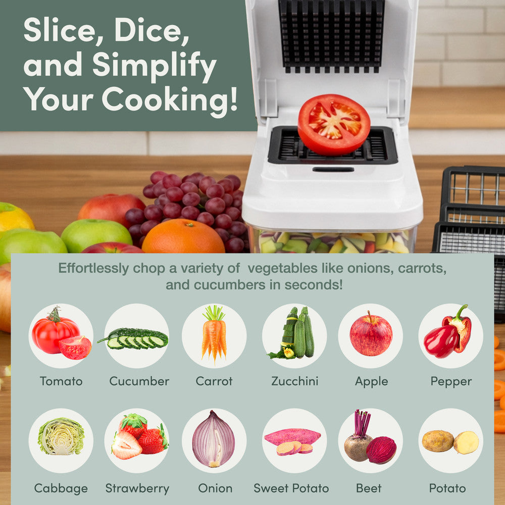 4-in-1 Vegetable Chopper with Container
