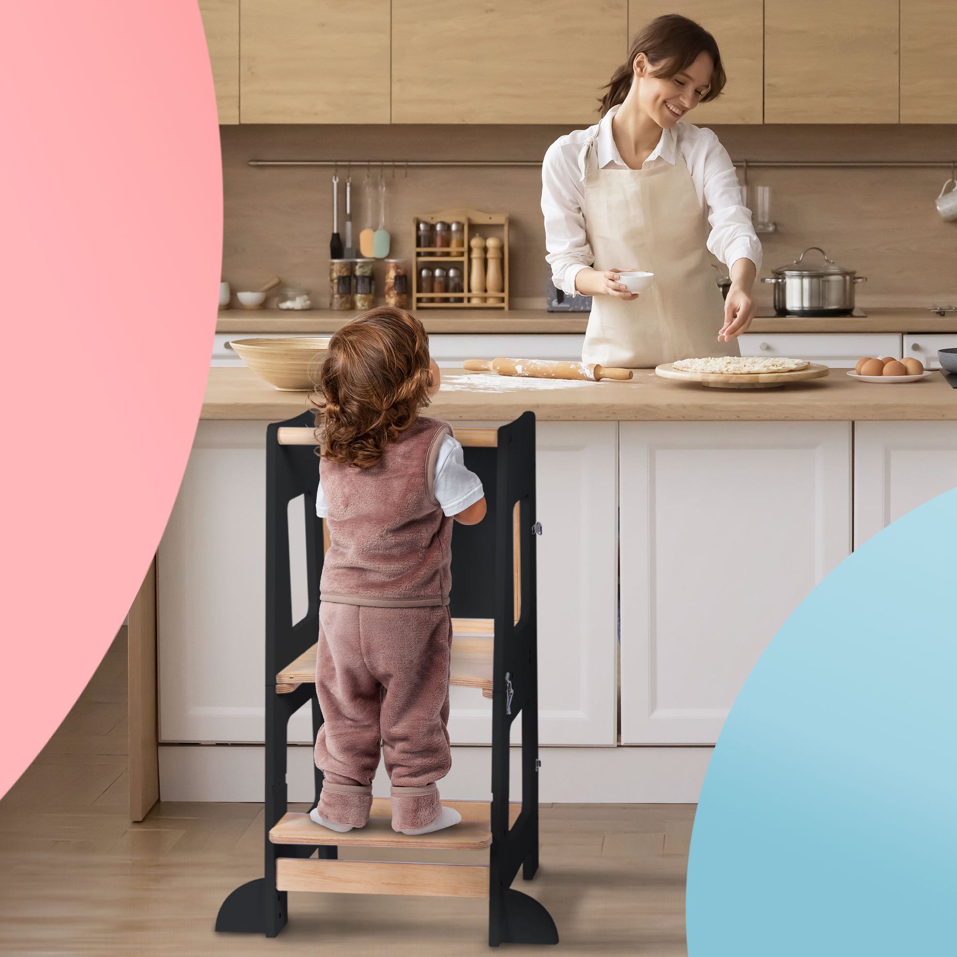 Toddler Learning Tower & Mini Desk – image 6