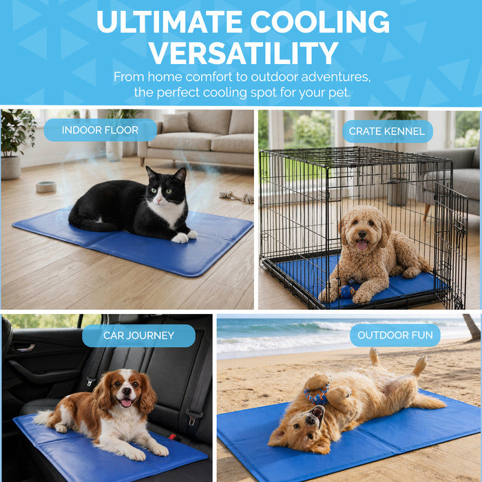 FurDreams Plain Pet Cooling Mat for Dogs Cats XL