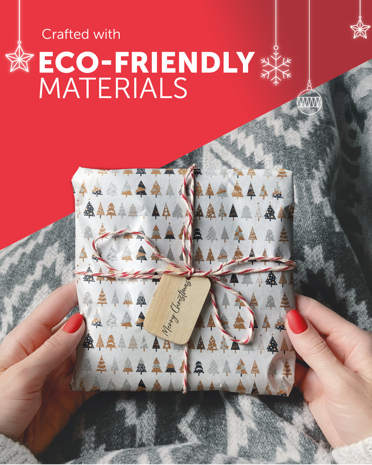 Kraft & Co Gift Wrapping Paper, 69cm x 8m, 4 Pack