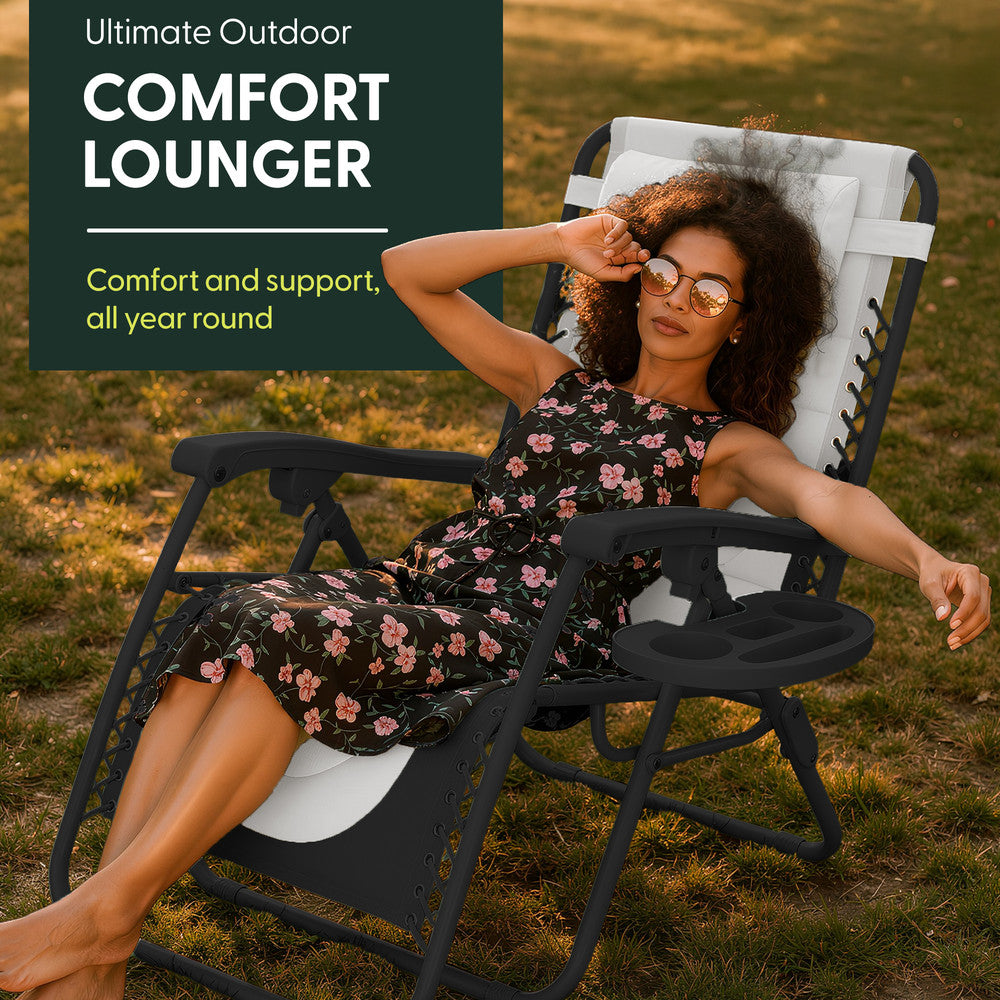 Premium Heavy-Duty Zero Gravity Chairs - 2 Pack XXL