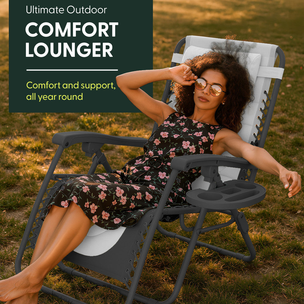 Premium Heavy-Duty Zero Gravity Chairs - 2 Pack XXL