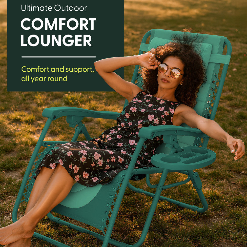 Premium Heavy-Duty Zero Gravity Chairs - 2 Pack XXL