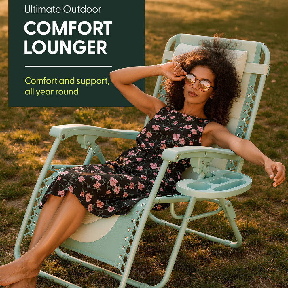 Premium Heavy-Duty Zero Gravity Chairs - 2 Pack XXL