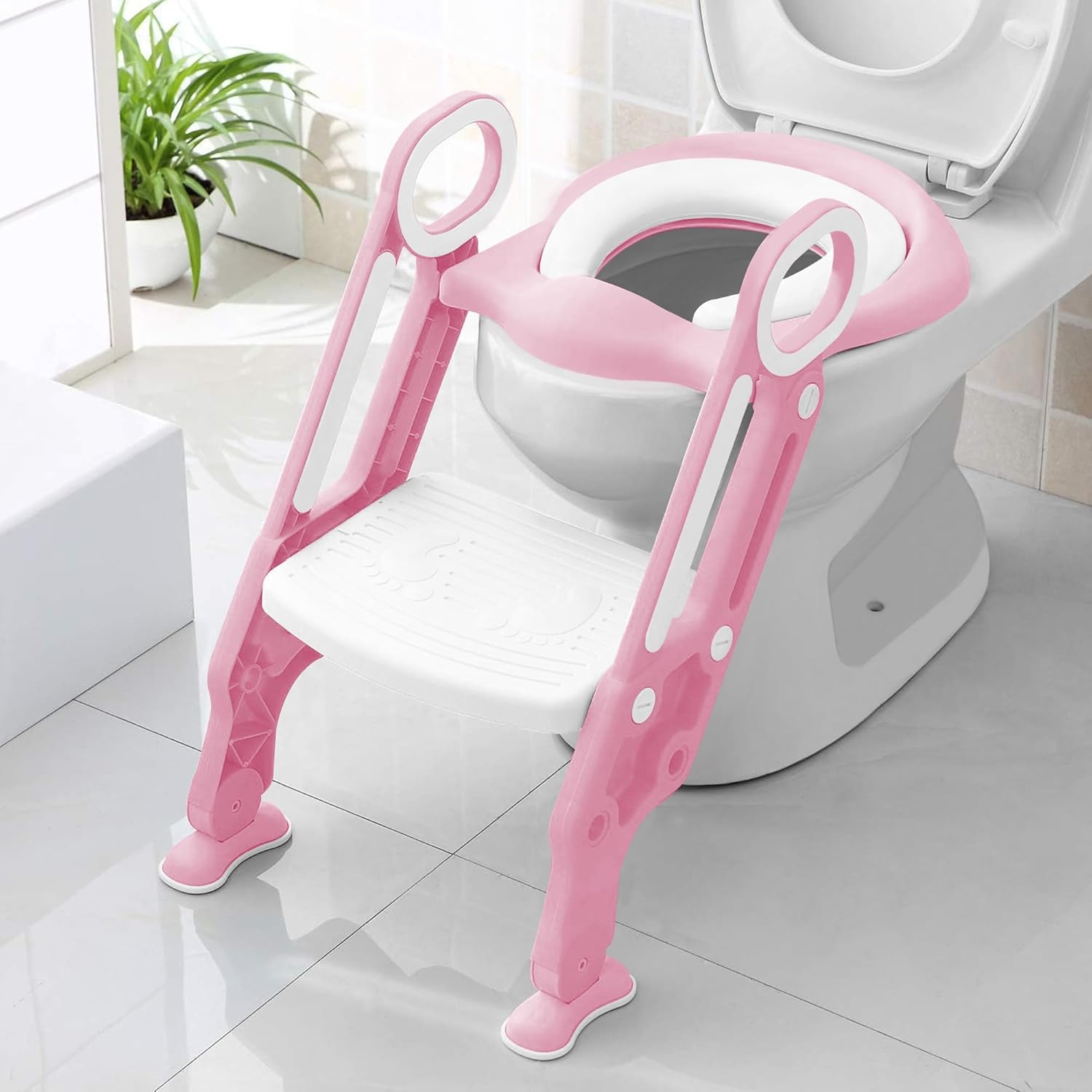 Kids Adjustable Potty Training Seat with Step Stool – image 6
