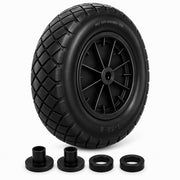 Keplin 14" puncture proof wheelbarrow wheel 3.50-8 with steel spoked hub 