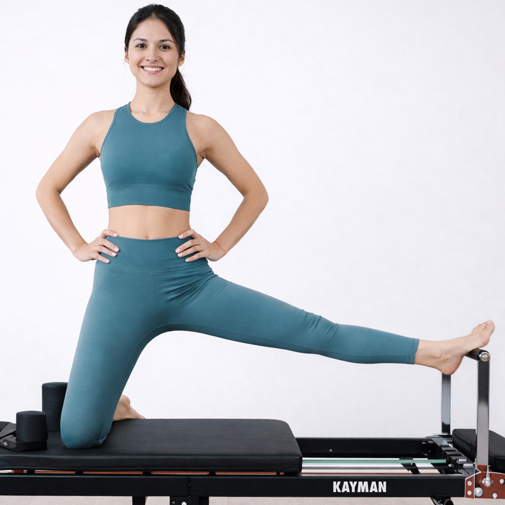 KAYMAN 83" Foldable Pilates Reformer Machine for Home Workout – image 10