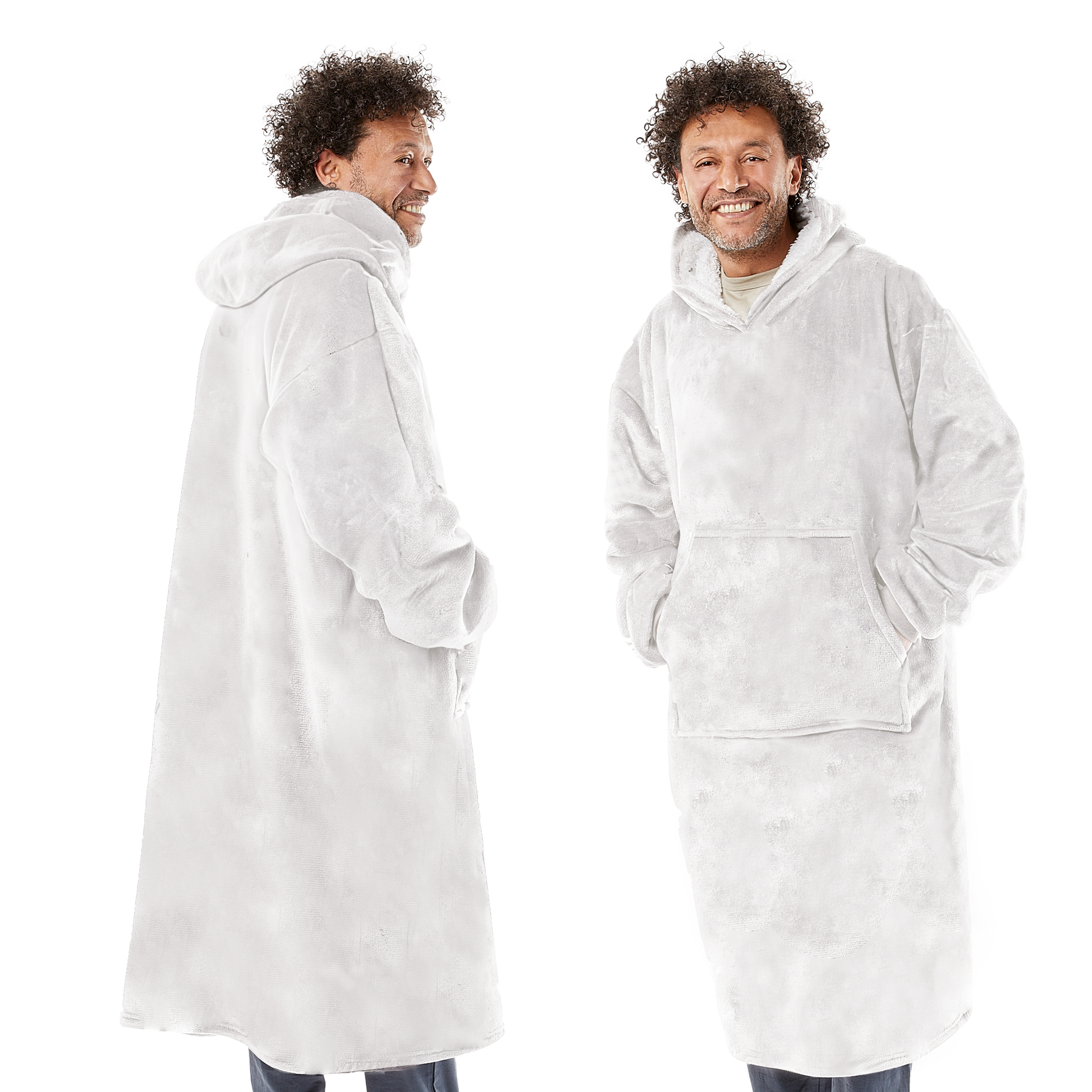Thermal, Soft & Long-length Throw Hoodie in all Sizes & Colours - UK