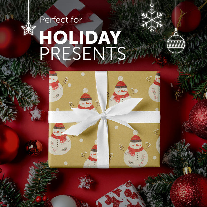 Kraft & Co Christmas Wrapping Paper Roll, 2 Pack