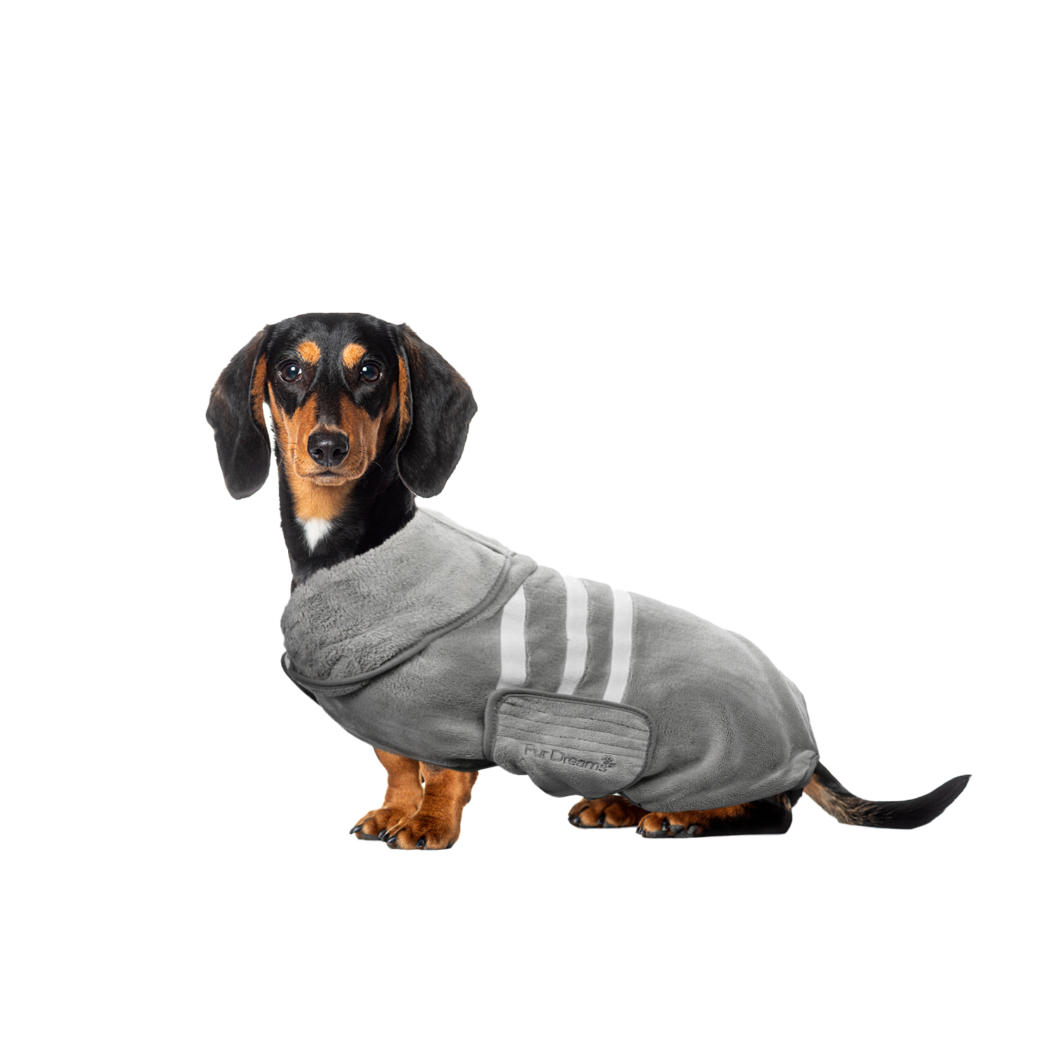 FurDreams Dog Robe - Super Absorbent & Quick-Drying Pet Towel - Soft Cozy Fabric for Comfortable Fit - Versatile Use for Home & On-The-Go Dog Bathrobe for Easy Grooming & Drying