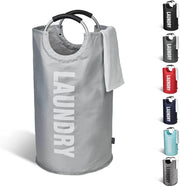 82L Collapsible Large Laundry Basket - Foldable, Lightweight & Easy to Carry