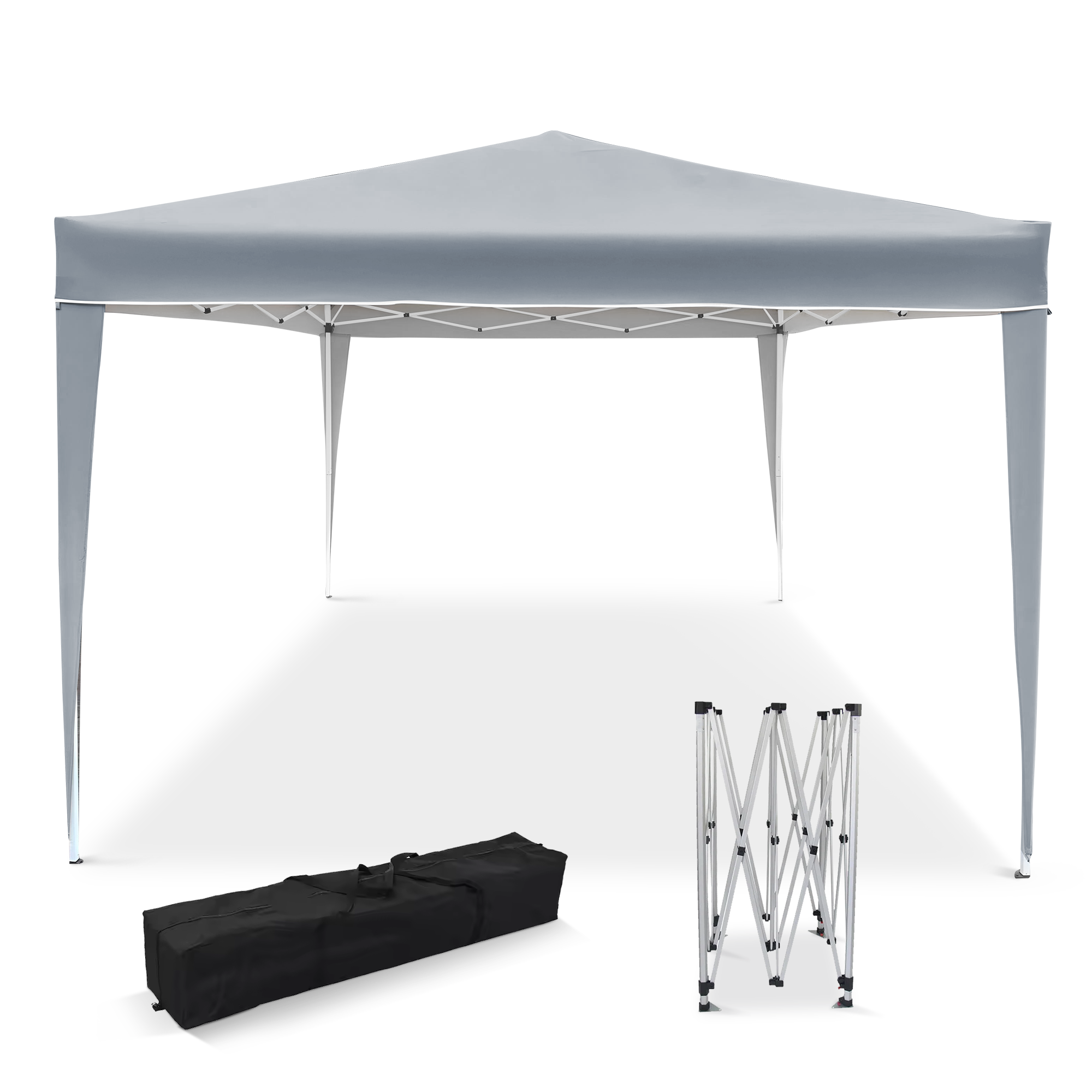 Keplin - 3x3m Garden Pop Up Gazebo | Waterproof Oxford Cloth Canopy with UV Protection | Easy Setup, Sturdy Frame, Portable Design for Outdoor Events, Parties & Garden Shade