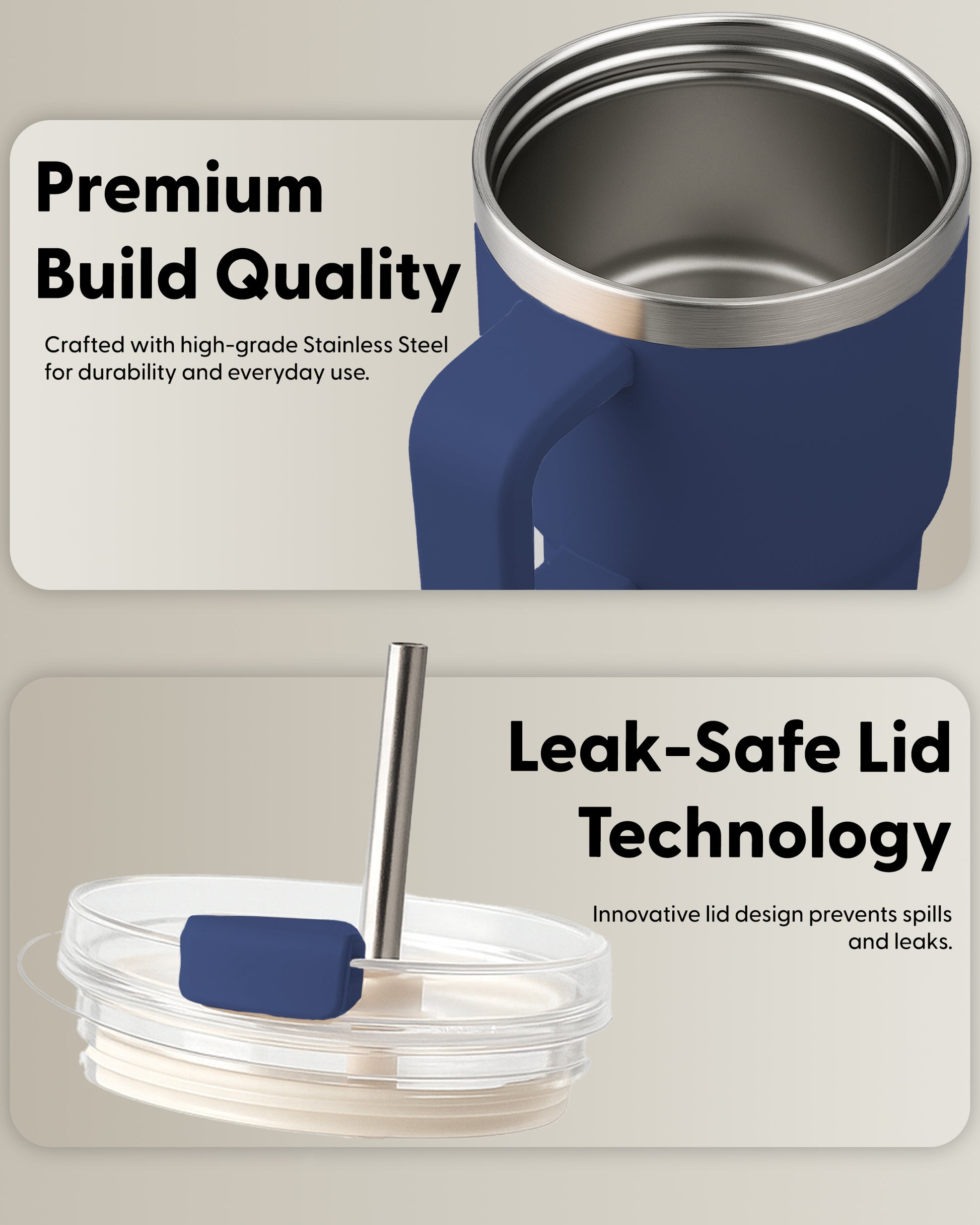 Stainless Steel Vacuum Insulated Tumbler 40 oz