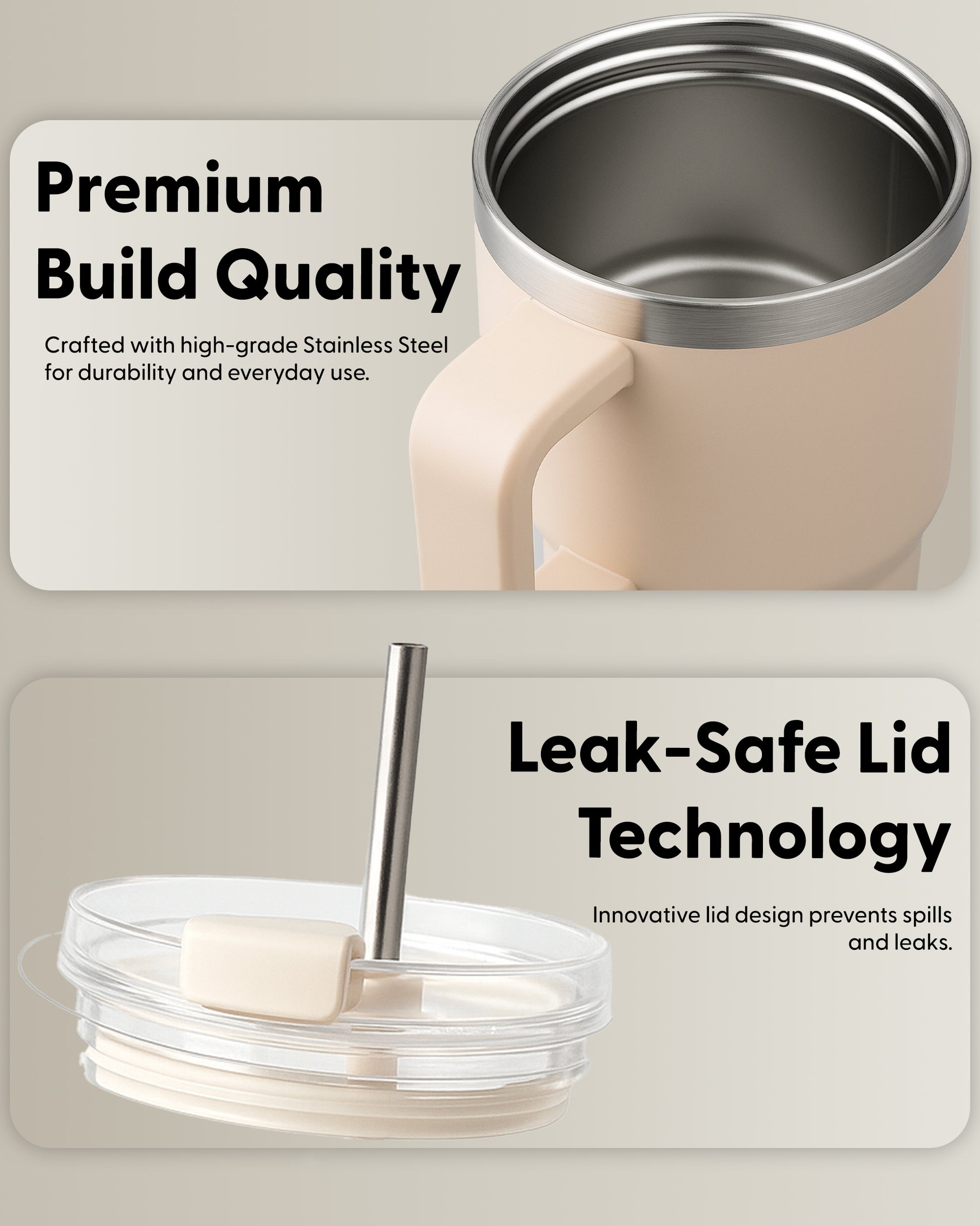 Stainless Steel Vacuum Insulated Tumbler 40 oz – image 15