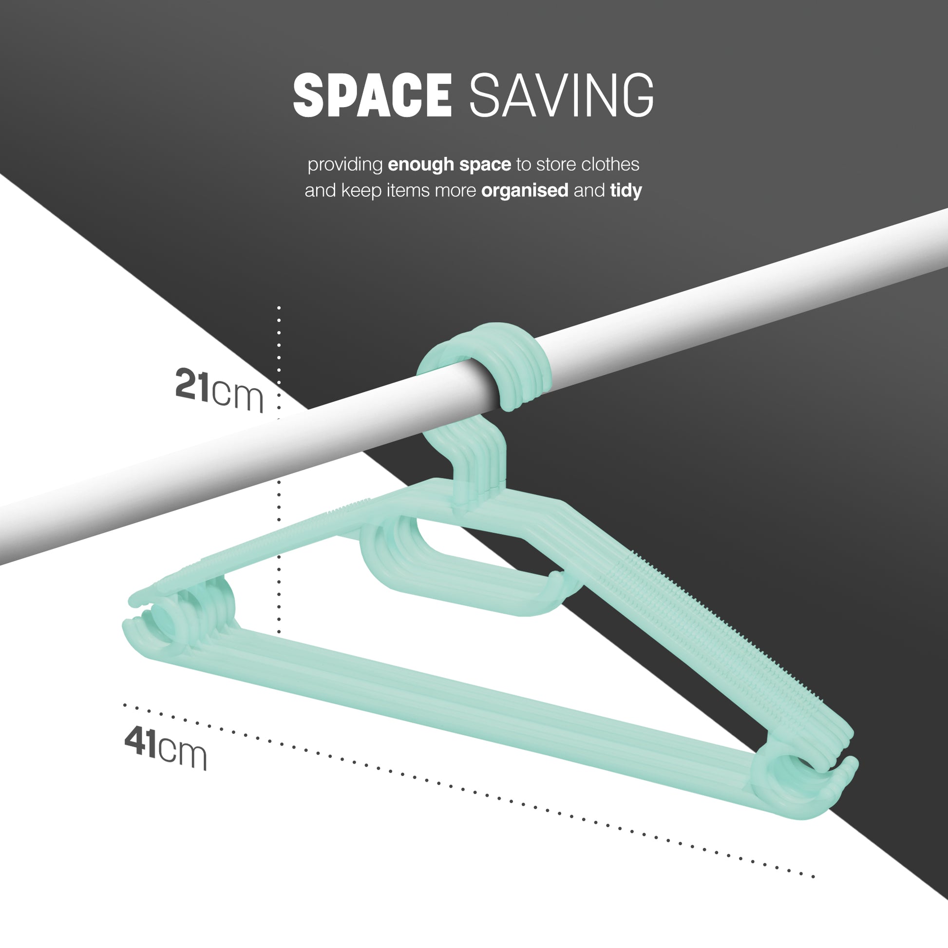 Swivel Hook Hangers with Rotating Hook & Tie