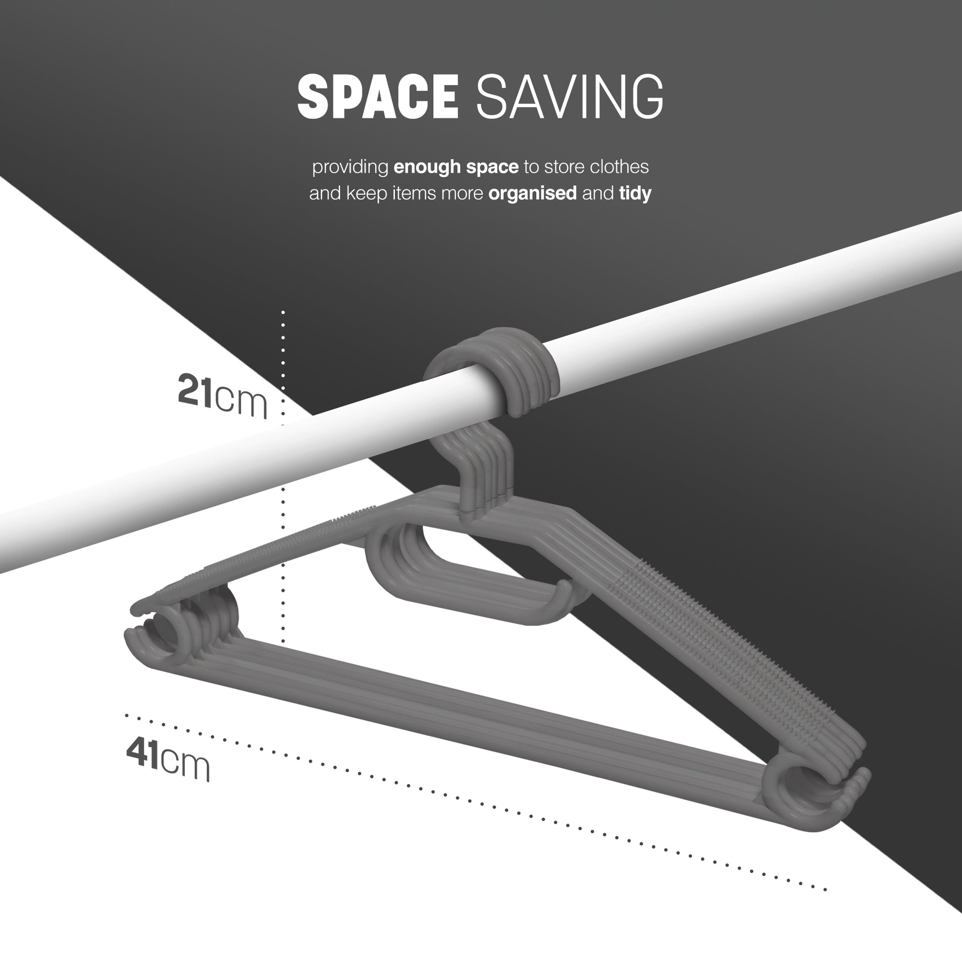 Swivel Hook Hangers with Rotating Hook & Tie