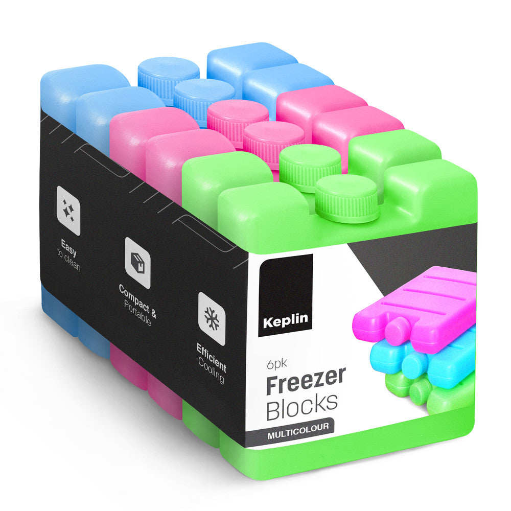 Reusable Mini Freezer Blocks - Multi-Color 6 Ice Packs – image 9
