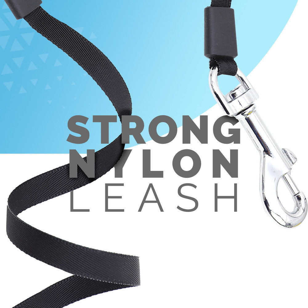 FurDreams Retractable Nylon Dog Lead – 5m, Heavy Duty with Lock Button, Anti-Tangle Leash, Comfortable Handle, Available in Multiple Colors & Sizes (Up to 15kg/33lbs) - secondary image