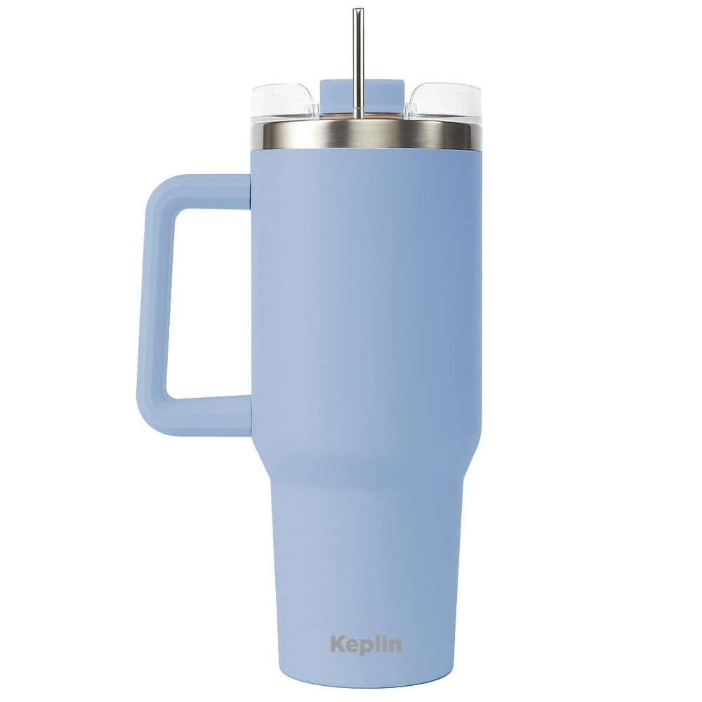 Stainless Steel Vacuum Insulated Tumbler 40 oz - Light Blue swatch