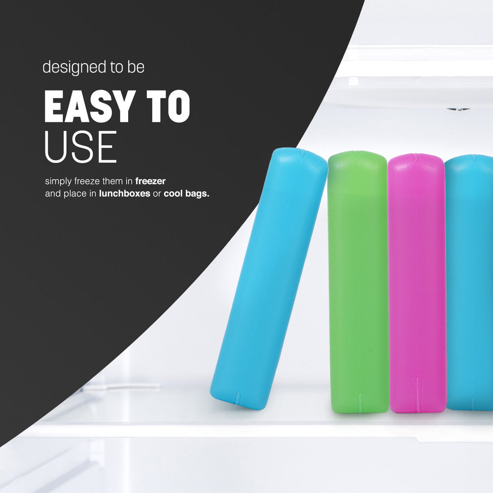 Reusable Mini Freezer Blocks - Multi-Color 6 Ice Packs – image 14
