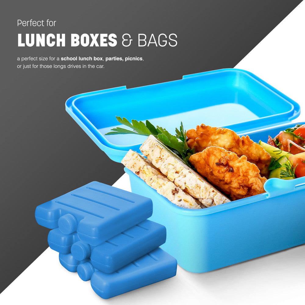 Reusable Mini Freezer Blocks - Multi-Color 6 Ice Packs – image 7