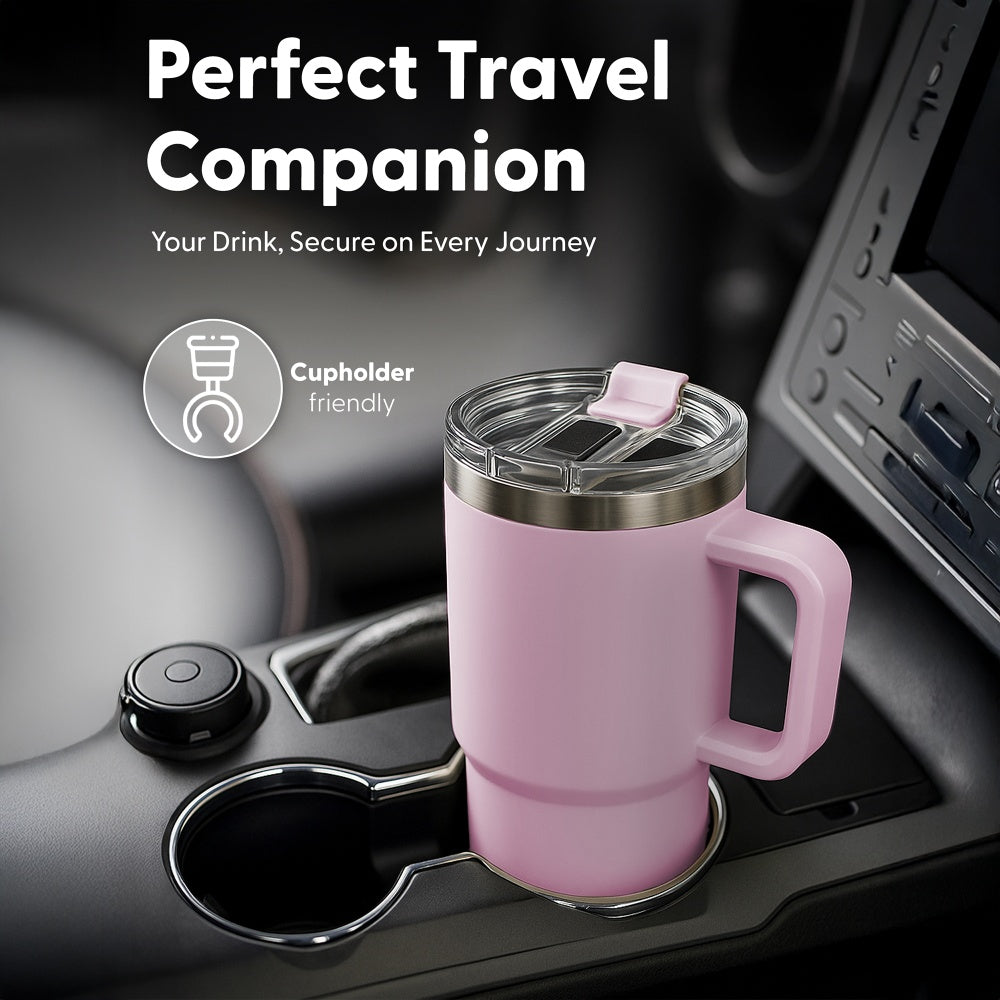 40oz Cream Pink Vacuum Insulated Tumbler Dimensions UK
