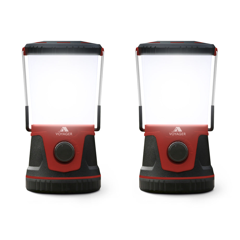 LED Camping Lantern 1500 Lumens 2 Pack – IPX4 Waterproof Camping Light, Maroon