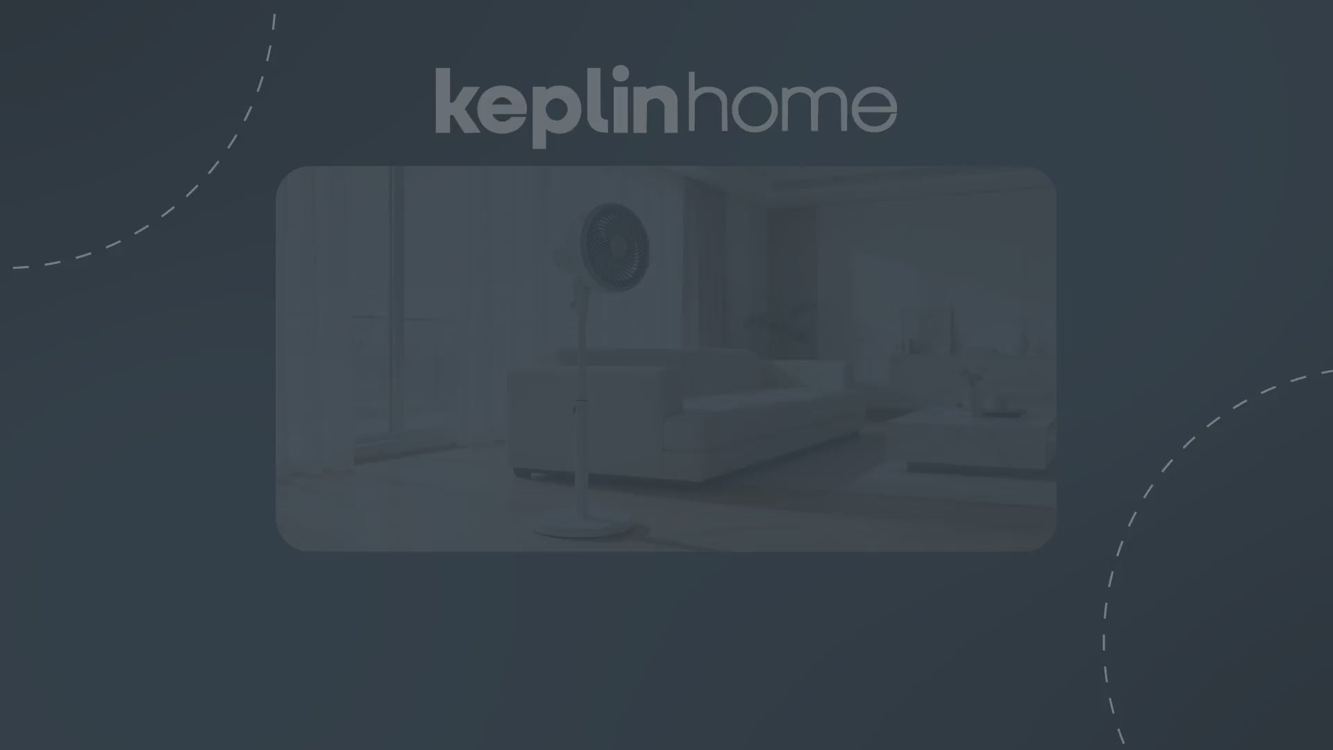 Load video: 10 Inch Pedestal Fan with 3 Speed Settings &amp; Quiet Adjustable Height
