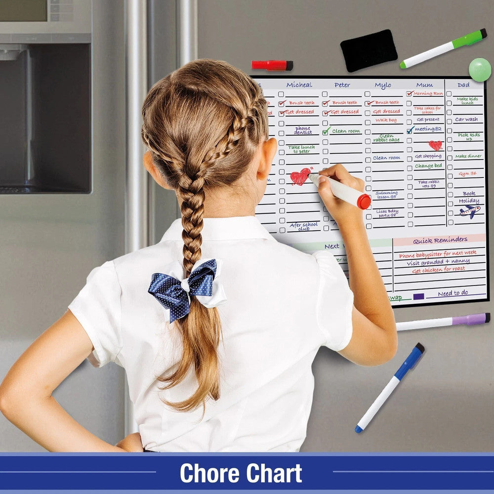 Magnetic Dry Erase Fridge Whiteboard Weekly Planner – image 3