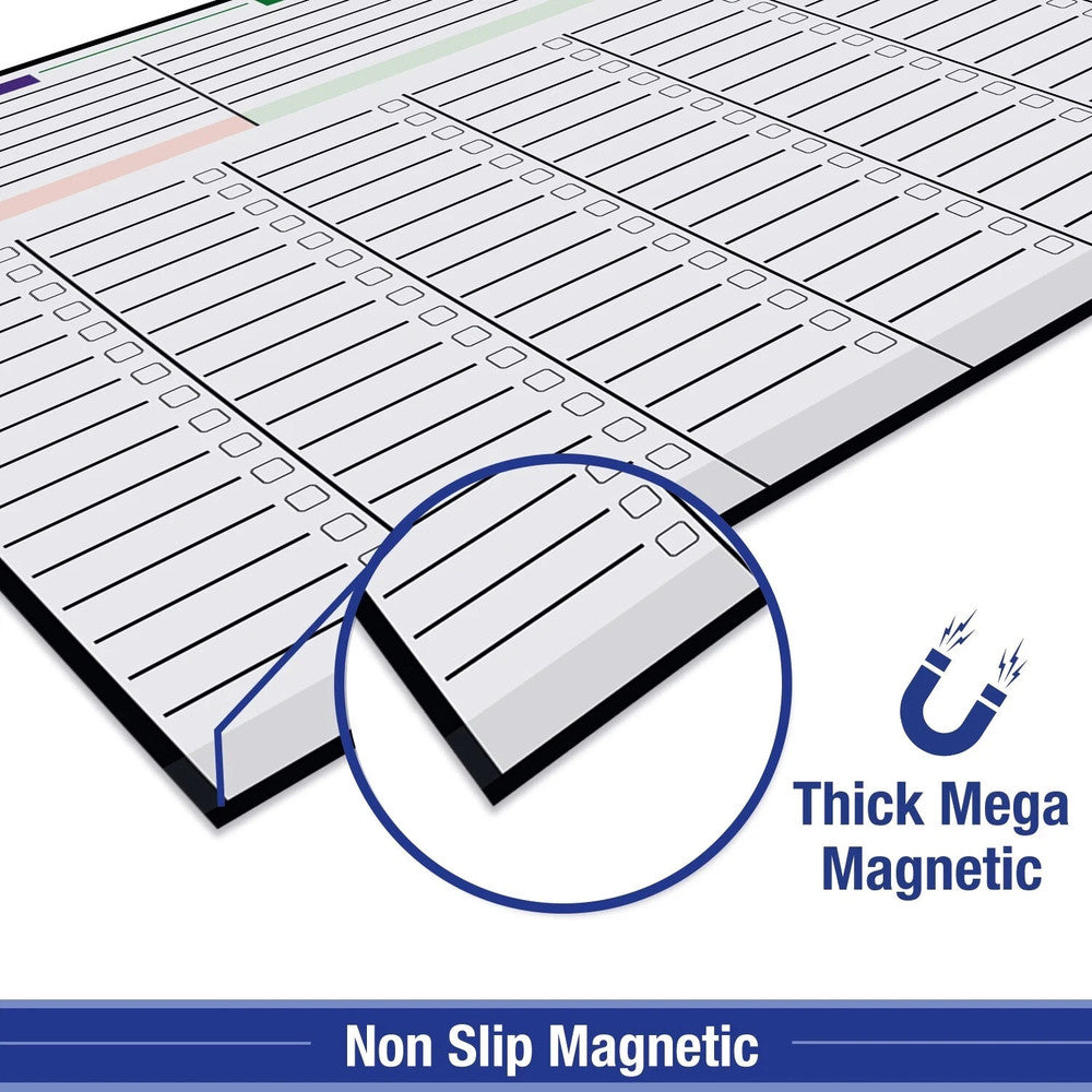 Magnetic Dry Erase Fridge Whiteboard Weekly Planner – image 6