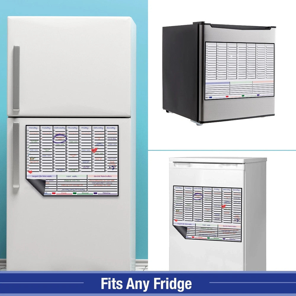 Magnetic Dry Erase Fridge Whiteboard Weekly Planner – image 7