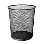 Round Mesh Trash Can - Metal Waste Bin for Home & Office